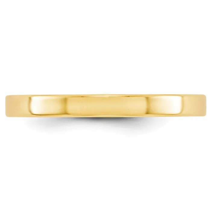 Goldia Rings Solid 18K Yellow Gold 25mm Light Weight Flat MensWomens Wedding Band Ring Size 8 Goldia Rings Solid 18K Yellow Gold 25mm Light Weight Flat MensWomens Wedding Band Ring Size 8