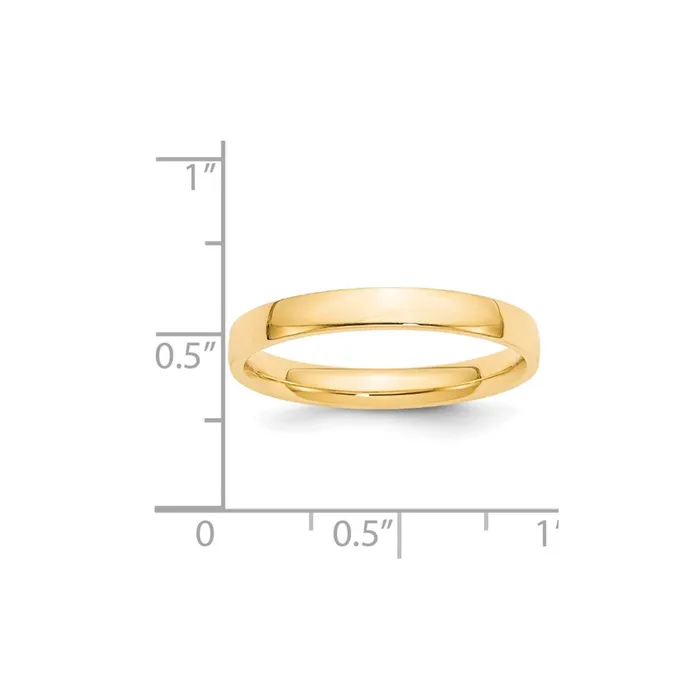 Goldia Rings Solid 18K Yellow Gold 3mm Light Weight Comfort Fit MensWomens Wedding Band Ring Size 65 Goldia Rings Solid 18K Yellow Gold 3mm Light Weight Comfort Fit MensWomens Wedding Band Ring Size 65