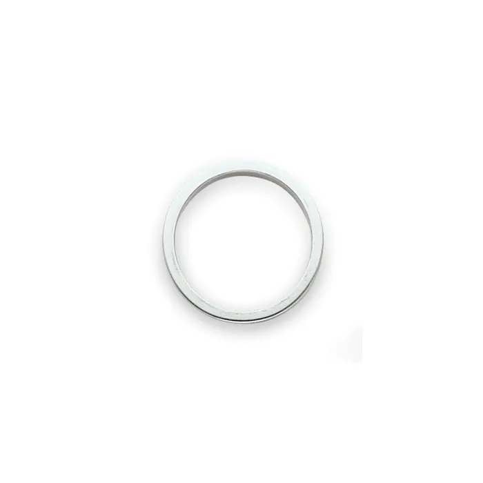 Goldia Rings Solid 18K Yellow Gold White Gold 3mm Tapered Polished MensWomens Wedding Band Ring Size 6 Goldia Rings Solid 18K Yellow Gold White Gold 3mm Tapered Polished MensWomens Wedding Band Ring Size 6