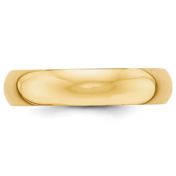 Goldia Solid 10K Yellow Gold 5mm HalfRound Wedding MensWomens Wedding Band Ring Size 45 Rings Goldia Solid 10K Yellow Gold 5mm HalfRound Wedding MensWomens Wedding Band Ring Size 45 Rings