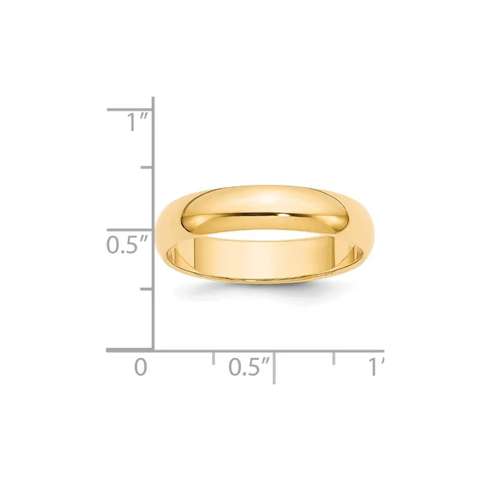 Goldia Solid 10K Yellow Gold 5mm HalfRound Wedding MensWomens Wedding Band Ring Size 45 Rings Goldia Solid 10K Yellow Gold 5mm HalfRound Wedding MensWomens Wedding Band Ring Size 45 Rings