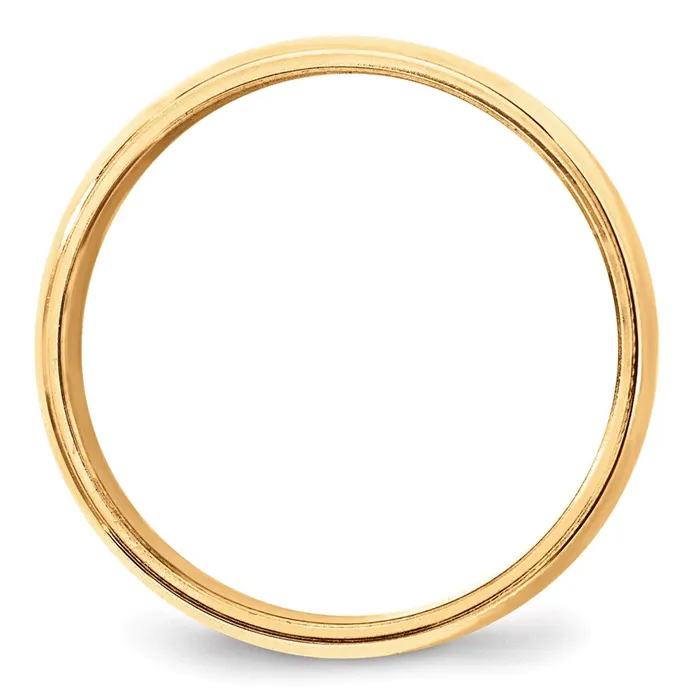 Goldia Solid 18K Yellow Gold 8mm Milgrain Half Round MensWomens Wedding Band Ring Size 10 Rings Goldia Solid 18K Yellow Gold 8mm Milgrain Half Round MensWomens Wedding Band Ring Size 10 Rings