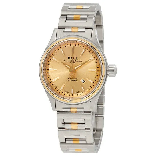 JMS always Bracelets Original Ball Fireman Automatic Stainless Steel with 18kt Yellow Gold Ladies Watch NL2110C2TSJGO JMS always Bracelets Original Ball Fireman Automatic Stainless Steel with 18kt Yellow Gold Ladies Watch NL2110C2TSJGO