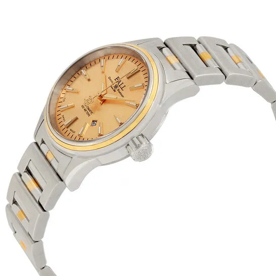 JMS always Bracelets Original Ball Fireman Automatic Stainless Steel with 18kt Yellow Gold Ladies Watch NL2110C2TSJGO JMS always Bracelets Original Ball Fireman Automatic Stainless Steel with 18kt Yellow Gold Ladies Watch NL2110C2TSJGO