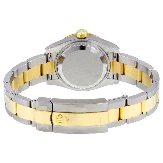 JMS always Bracelets Original Rolex Lady Datejust 26 Yellow Gold Dial Stainless Steel and 18K Yellow Gold Oyster Bracelet Automatic Watch 179383YGCDO