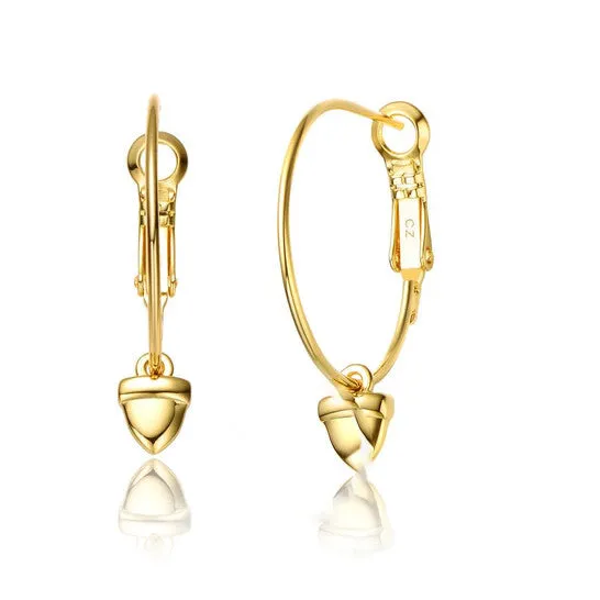 JMS always Earrings Original Rachel Glauber 14k Gold Plated Cubic Zirconia Heart Hoop Earrings JMS always Earrings Original Rachel Glauber 14k Gold Plated Cubic Zirconia Heart Hoop Earrings