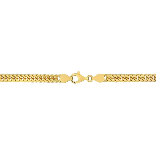 JMS always Necklaces Original AMOUR 55mm Double Curb Link Chain Necklace In Yellow Plated Sterling Silver 18 In JMS always Necklaces Original AMOUR 55mm Double Curb Link Chain Necklace In Yellow Plated Sterling Silver 18 In