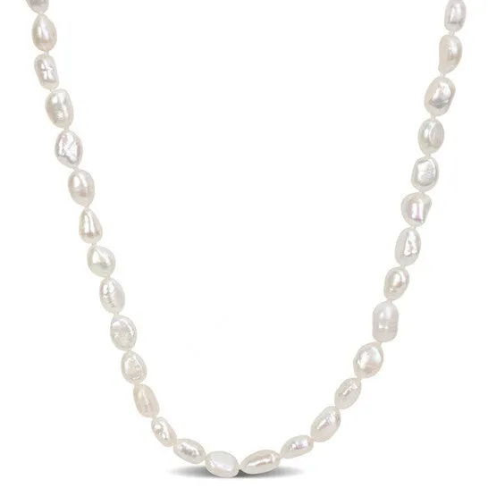 JMS always Necklaces Original AMOUR 758mm Freshwater Cultured Pearl Endless Pearl Necklace 64 In