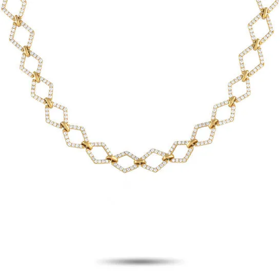 JMS always Necklaces Original LB Exclusive 18K Yellow Gold 1060ct Diamond Necklace JMS always Necklaces Original LB Exclusive 18K Yellow Gold 1060ct Diamond Necklace