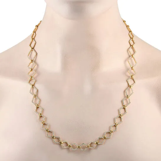 JMS always Necklaces Original LB Exclusive 18K Yellow Gold 1060ct Diamond Necklace JMS always Necklaces Original LB Exclusive 18K Yellow Gold 1060ct Diamond Necklace