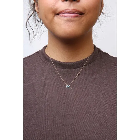 JMS always Original 18K Rose Gold 58 Cttw Diamond and London Blue Topaz Gemstone BezelSet Cluster 18 Station Necklace GH SI1SI2 Necklaces JMS always Original 18K Rose Gold 58 Cttw Diamond and London Blue Topaz Gemstone BezelSet Cluster 18 Station Necklace GH SI1SI2 Necklaces
