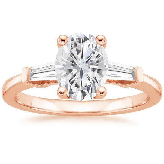 JMS always Rings Original DiamondMuse 088 cttw Rose Gold Plated Over Sterling Silver Oval Swarovski Diamond Engagement Ring JMS always Rings Original DiamondMuse 088 cttw Rose Gold Plated Over Sterling Silver Oval Swarovski Diamond Engagement Ring