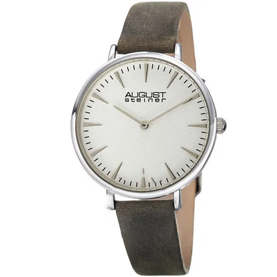 JMS always Watches Original August Steiner Quartz White Dial Ladies Watch AS8187GY JMS always Watches Original August Steiner Quartz White Dial Ladies Watch AS8187GY