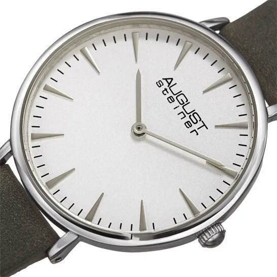 JMS always Watches Original August Steiner Quartz White Dial Ladies Watch AS8187GY JMS always Watches Original August Steiner Quartz White Dial Ladies Watch AS8187GY