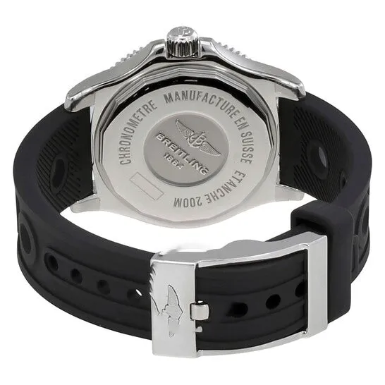 JMS always Watches Original Breitling Superocean II 36 Black Dial Watch A17312C9BD91BKORT