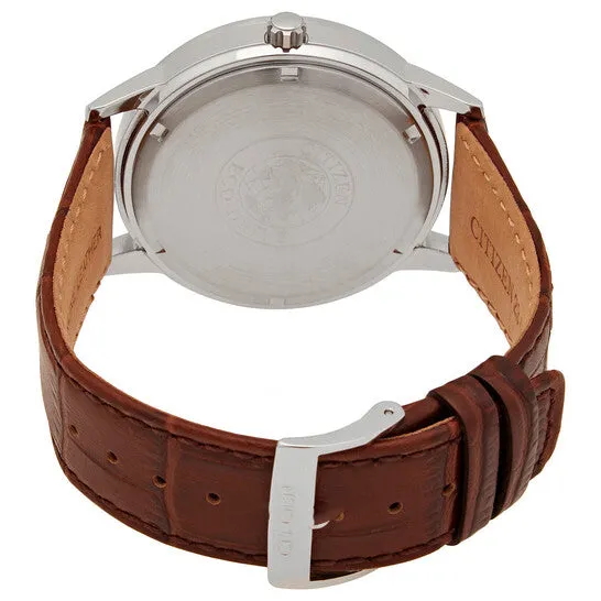 JMS always Watches Original Citizen EcoDrive Blue Dial Brown Leather Mens Watch BU207110L JMS always Watches Original Citizen EcoDrive Blue Dial Brown Leather Mens Watch BU207110L