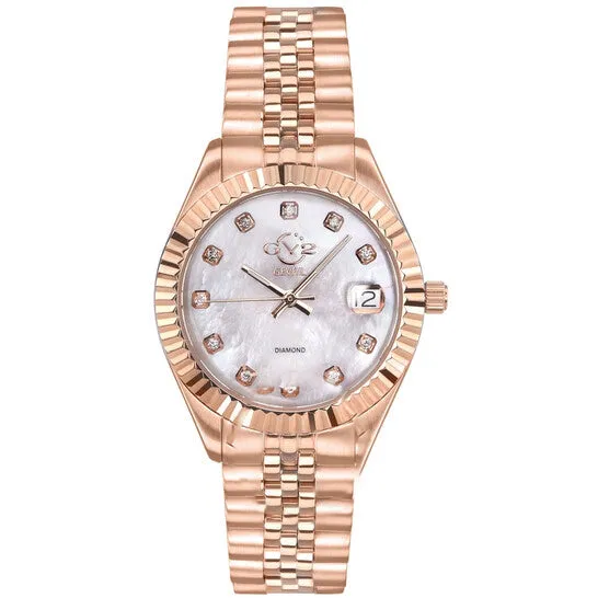JMS always Watches Original GV2 by Gevril Naples Quartz Diamond Ladies Watch 12403