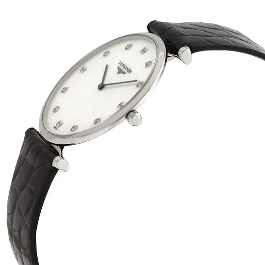 JMS always Watches Original Longines La Grande Quartz Diamond White Dial Unisex Watch L47094882