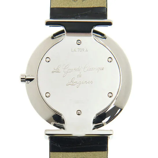 JMS always Watches Original Longines La Grande Quartz Diamond White Dial Unisex Watch L47094882
