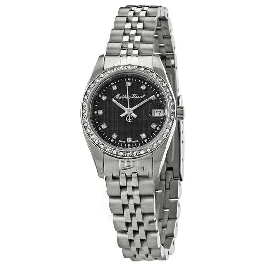 JMS always Watches Original MatheyTissot Mathy IV Quartz Black Dial Ladies Watch D709AQN JMS always Watches Original MatheyTissot Mathy IV Quartz Black Dial Ladies Watch D709AQN