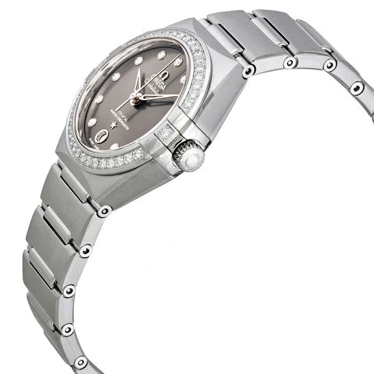 JMS always Watches Original Omega Constellation Automatic Chronometer Diamond Grey Dial Ladies Watch 13115292056001 JMS always Watches Original Omega Constellation Automatic Chronometer Diamond Grey Dial Ladies Watch 13115292056001