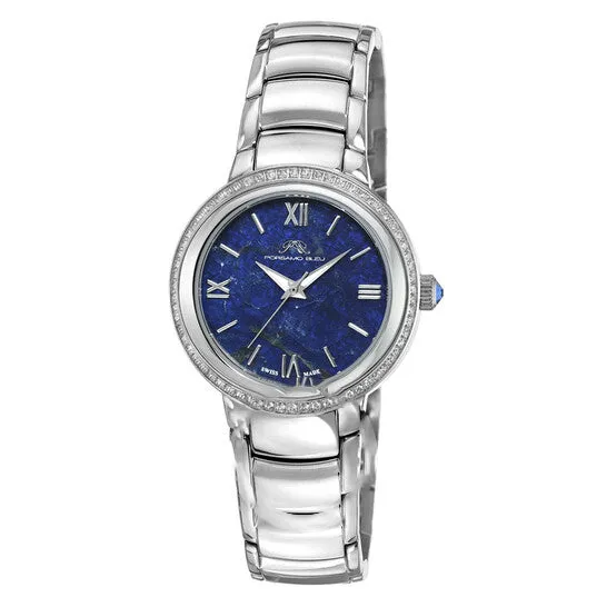 JMS always Watches Original Porsamo Bleu Luna Quartz Blue Dial Ladies Watch 1181FLUS