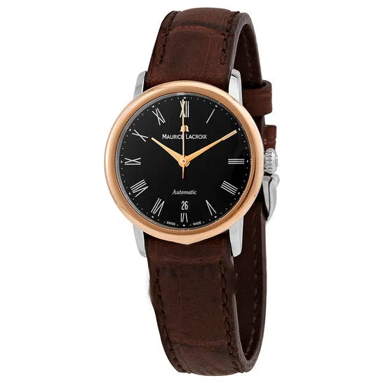 JMS always Watches Original Preowned Maurice Lacroix Les Classiques Automatic Black Dial Ladies Watch LC6063PS101310