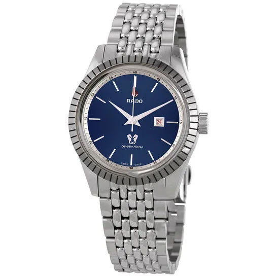 JMS always Watches Original Rado Golden Horse Automatic Blue Dial Ladies Watch R33103203