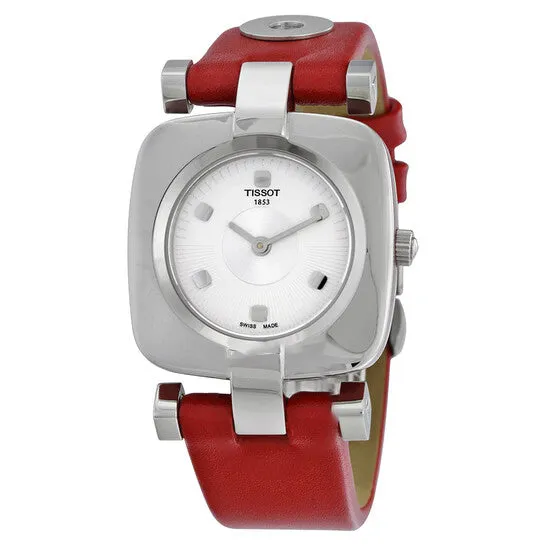 JMS always Watches Original Tissot OdaciT Silver Dial Pink Leather Ladies Watch T0203091603102 JMS always Watches Original Tissot OdaciT Silver Dial Pink Leather Ladies Watch T0203091603102