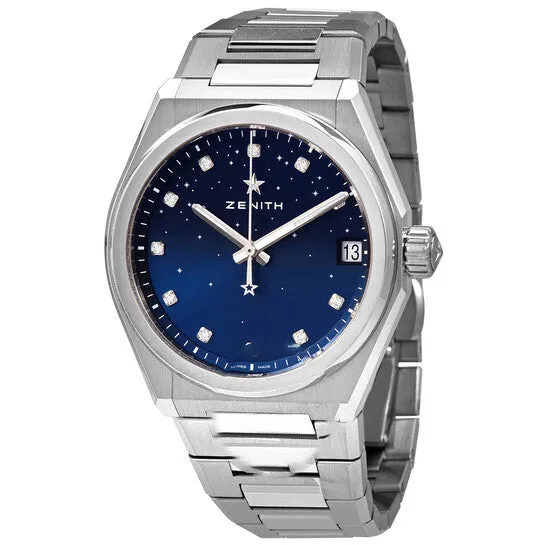 JMS always Watches Original Zenith DEFY Midnight Automatic Blue Gradient Diamond Dial Ladies Watch 03920067001MI001 JMS always Watches Original Zenith DEFY Midnight Automatic Blue Gradient Diamond Dial Ladies Watch 03920067001MI001
