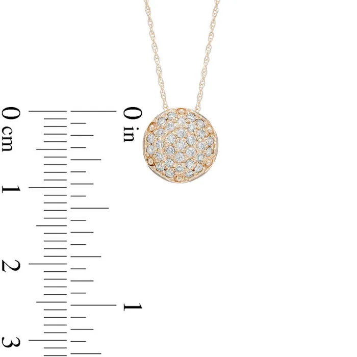 Necklaces Goldia 033 CT TW Natural Diamond Cluster Pendant in 10K Yellow Gold Necklaces Goldia 033 CT TW Natural Diamond Cluster Pendant in 10K Yellow Gold