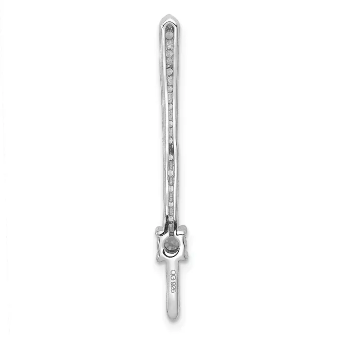 Necklaces Goldia 14k White Gold 13ct Real Diamond Fancy Chain Slide