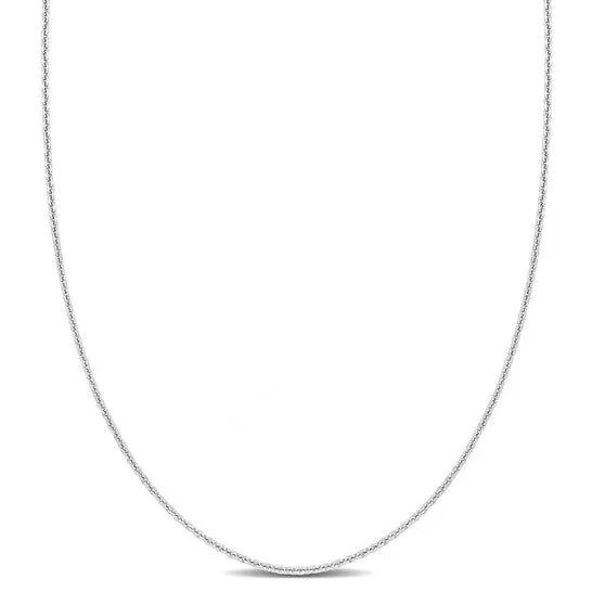 Original AMOUR Cable Chain Necklace In Platinum 16 In JMS always Necklaces
