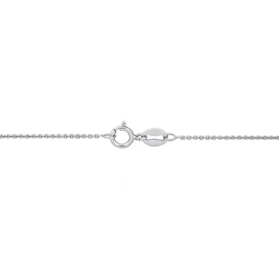 Original AMOUR Cable Chain Necklace In Platinum 16 In JMS always Necklaces Original AMOUR Cable Chain Necklace In Platinum 16 In JMS always Necklaces