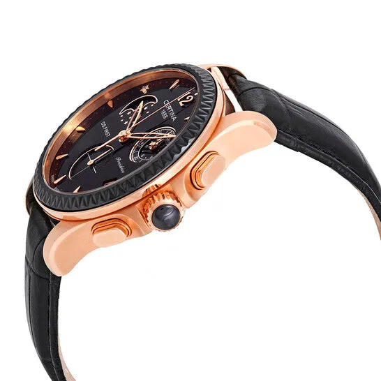 Original Certina DS First Lady Black Dial Moonphase Watch C0302503605600 JMS always Watches