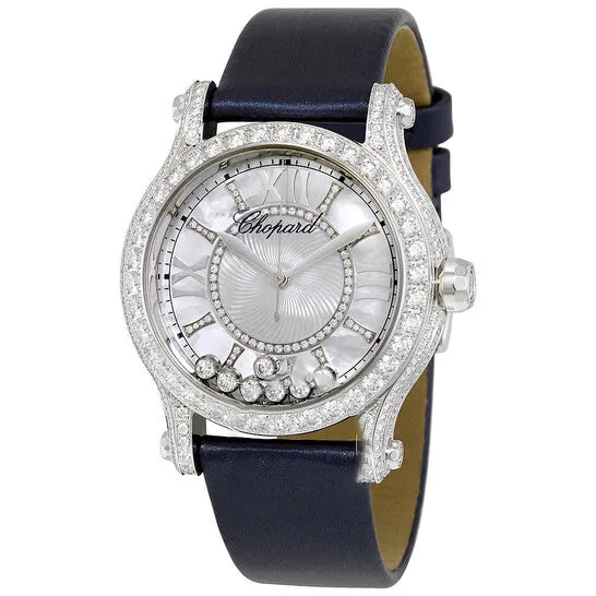Original Chopard Happy Sport Mother of Pearl Guilloche Dial Ladies Watch 2748911008 JMS always Watches