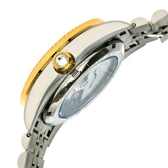 Original Empress Constance Automatic Crystal Gold Dial Ladies Watch EMPEM1506 JMS always Watches