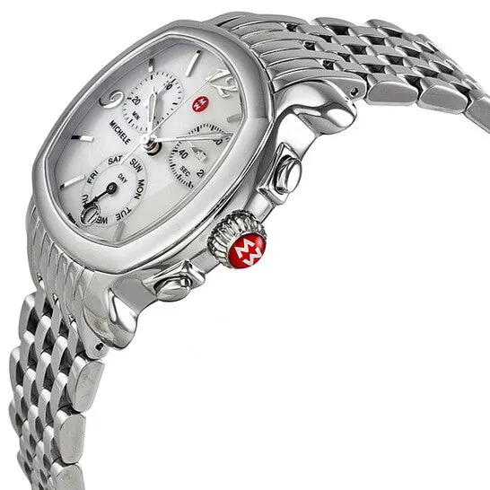 Original Michele Lilou Chronograph Mother of Pearl Dial Stainless Steel Ladies Watch MWW22A000006 JMS always Necklaces Original Michele Lilou Chronograph Mother of Pearl Dial Stainless Steel Ladies Watch MWW22A000006 JMS always Necklaces