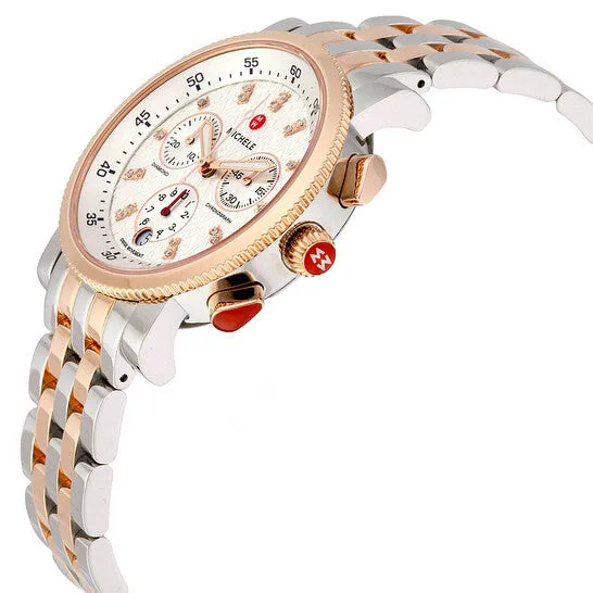 Original Michele Sport Sail Chronograph Silver Dial Ladies Watch MWW01N000001 JMS always Watches Original Michele Sport Sail Chronograph Silver Dial Ladies Watch MWW01N000001 JMS always Watches