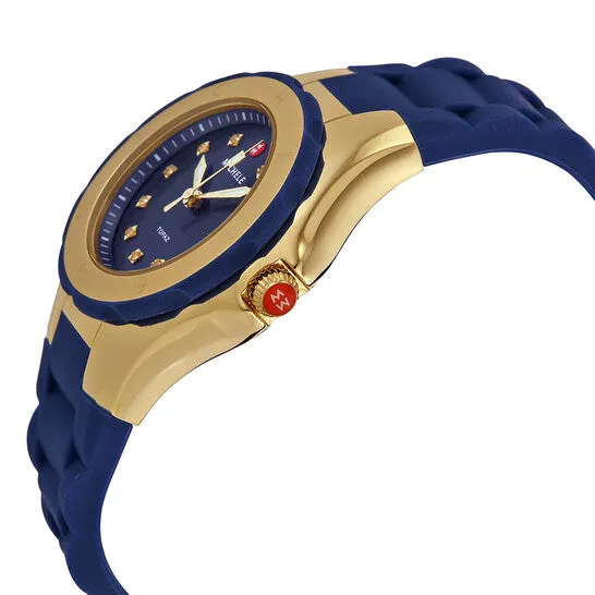 Original Michele Tahitian Jelly Bean Blue Dial Ladies Watch MWW12P000004 JMS always Watches Original Michele Tahitian Jelly Bean Blue Dial Ladies Watch MWW12P000004 JMS always Watches