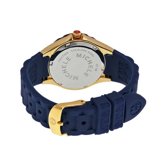 Original Michele Tahitian Jelly Bean Blue Dial Ladies Watch MWW12P000004 JMS always Watches Original Michele Tahitian Jelly Bean Blue Dial Ladies Watch MWW12P000004 JMS always Watches