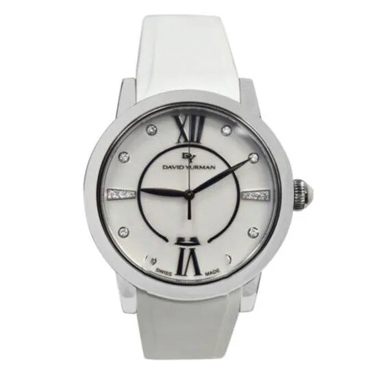 Original Preowned David Yurman Classic T727M Quartz Diamond White Dial Ladies Watch T727M JMS always Watches