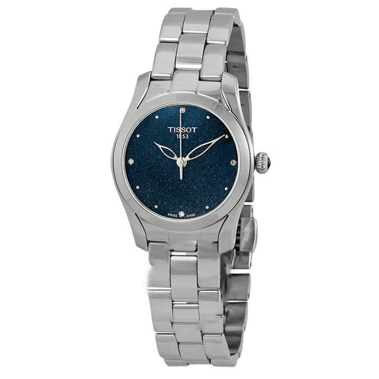Original Tissot TWave II Blue Dial Ladies Watch T1122101104600 JMS always Watches