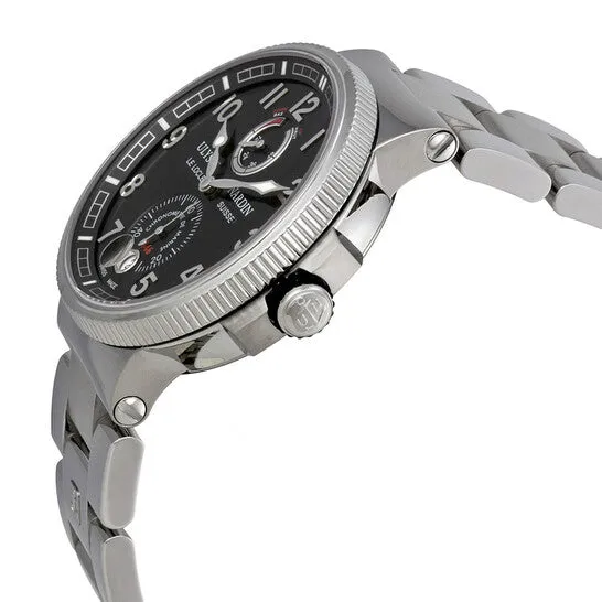 Original Ulysse Nardin Maxi Marine Black Dial Stainless Steel Mens Watch 11831267M62 JMS always Bracelets Original Ulysse Nardin Maxi Marine Black Dial Stainless Steel Mens Watch 11831267M62 JMS always Bracelets