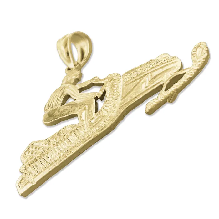 PreStyled Sets Goldia 14K Gold Snowmobile Pendant