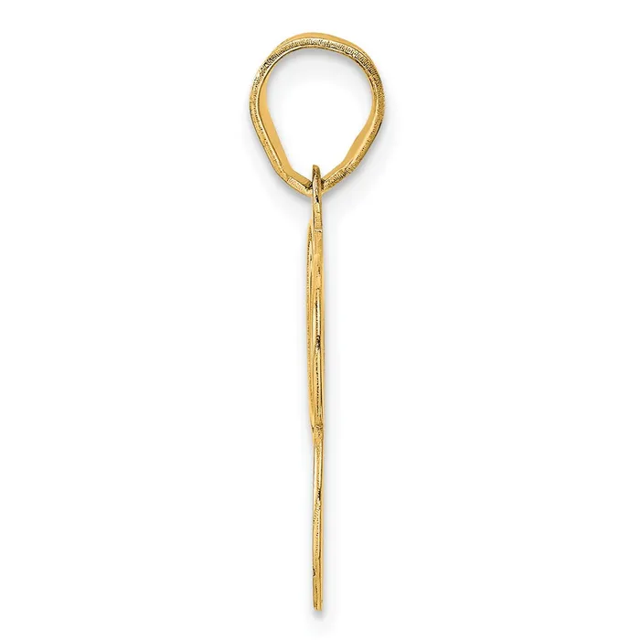 PreStyled Sets Goldia 14k Yellow Gold Polished Etched Number 93 Pendant