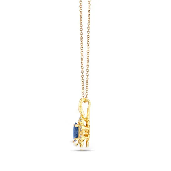 PreStyled Sets JMS always Original Le Vian Blueberry Sapphire Pendant set in 14K Honey Gold PreStyled Sets JMS always Original Le Vian Blueberry Sapphire Pendant set in 14K Honey Gold
