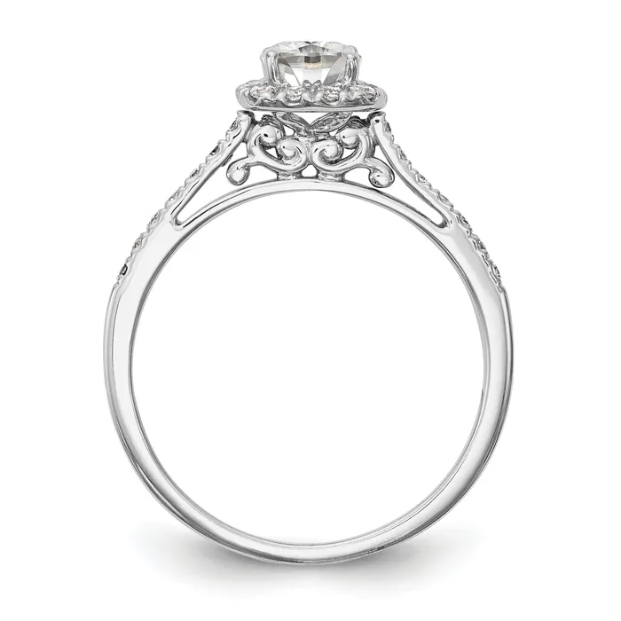 Rings 14k White Gold Cushion Halo Simulated Diamond Engagement Ring Goldiacom Rings 14k White Gold Cushion Halo Simulated Diamond Engagement Ring Goldiacom