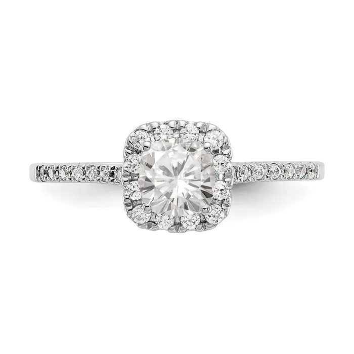 Rings 14k White Gold Cushion Halo Simulated Diamond Engagement Ring Goldiacom Rings 14k White Gold Cushion Halo Simulated Diamond Engagement Ring Goldiacom
