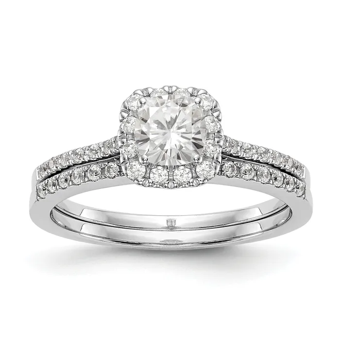 Rings 14k White Gold Cushion Halo Simulated Diamond Engagement Ring Goldiacom Rings 14k White Gold Cushion Halo Simulated Diamond Engagement Ring Goldiacom